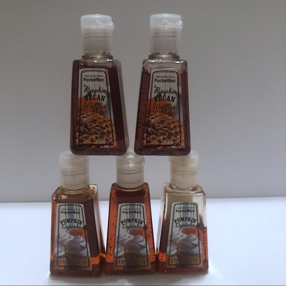 5 pumpkin/ fall pocketbacs- Bath and Body Works